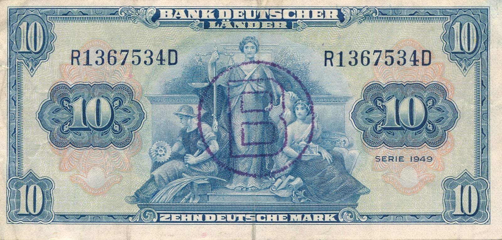 Deutschland Brd Bank Deutscher L Nder Deutsche Mark Dm Mit B