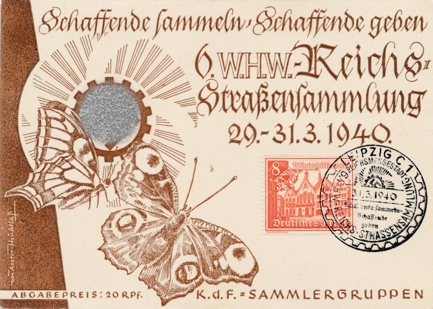 Deutschland Drittes Reich Deutsches Reich Postkarte 29 31 3 1940