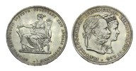 Öterreich 2 Gulden Österreich-Ungarn 2 Gulden 5. Hochzeitstag Franz I. 1879