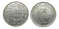 Schewiz 2 Franken Schweiz Eidgenossenschaft 2 Franken 1922