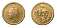Iran 1 Pahlevi Iran 1 Pahlavi Gold 1336 / 1958