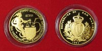 San Marino 5 Scudi San Marino 5 Scudi 1993 Gold, Proof