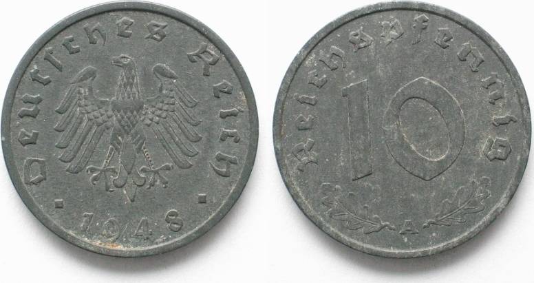 Deutschland Alliierte Besatzung Germany Allied Occupation Pfennig