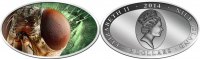 Niue TOUCH THE BEAST - HOUSEFLY 2 $ 2014 high relief silver 1 oz multicolored