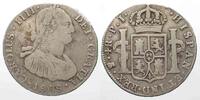 Bolivien BOLIVIA 4 Reales 1808 POTOSI CHARLES IV silver VF SCARCE!!! # 77992