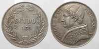 Vatikan PAPAL STATE Scudo 1834 GREGORY XVI A.V silver aXF! # 82525