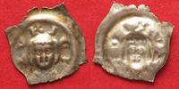 Schweiz - Zürich - Fraumünsterabtei Swiss ZURICH FRAUMUNSTERABBEY Vierz. Pfennig ND(14th cent.) silver aUNC! # 83213