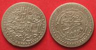 Algerien OTTOMAN ALGERIA Budju AH1239(1823) MAHMUD II silver VF+ SCARCE! # 83338