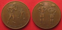 Deutschland - Hamburg - Medaillen HAMBURGER GRUSS Medaille o.J. (ca.1948) Bronze SELTEN! 40 mm # 87490