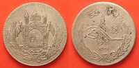 Afghanistan AFGHANISTAN 2-1/2 Afghanis SH1305-8(1926) AMANULLAH silver VF+ SCARCE!!! # 89154