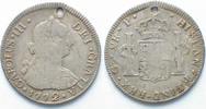 Guatemala GUATEMALA 2 Reales 1772 G P CHARLES III silver VF SCARCE! # 89352