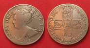 England GROSSBRITANNIEN 1/2 Crown 1707 E Edinburgh ANNE Silber SELTEN!!! # 90571