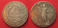 Italien - Subalpinische Rep. REPUBBLICA SUBALPINA 5 Francs AN 10(1801) argento BB+ # 90580