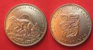 Kongo - Brazzaville CONGO Republic 100 Francs 1994 Spinosaurus DINOSAURS Cu-Ni UNC SCARCE! # 90581