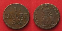 Schweden SCHWEDEN Görtzscher Notdaler 1716 PVBLICA FIDE Kupfer # 90592