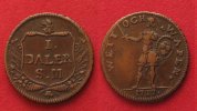 Schweden SCHWEDEN Görtzscher Notdaler 1717 WETT OCH WAPEN Kupfer # 90593