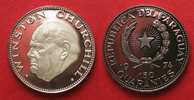 Paraguay PARAGUAY 150 Guaranies 1974 WINSTON CHURCHILL silver RARE!!! # 90632