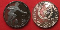 Paraguay PARAGUAY 150 Guaranies 1972 SOCCER PLAYER MUNICH 1972 silver RARE!!! # 90634