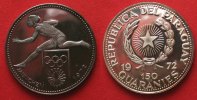 Paraguay PARAGUAY 150 Guaranies 1972 HURDLER MUNICH 1972 silver RARE!!! # 90636