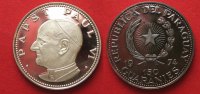 Paraguay PARAGUAY 150 Guaranies 1974 POPE PAUL VI silver RARE!!! # 90639