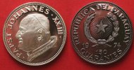 Paraguay PARAGUAY 150 Guaranies 1974 POPE JOHN XXIII silver RARE!!! # 90640