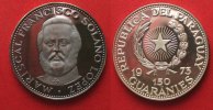 Paraguay PARAGUAY 150 Guaranies 1973 MARISCAL FRANCISCO SOLANO LOPEZ silver RARE! # 90643