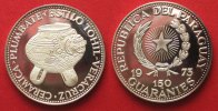 Paraguay PARAGUAY 150 Guaranies 1973 VERACRUZ CULTURE CERAMICA silver RARE!!! # 90646