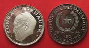Paraguay PARAGUAY 150 Guaranies 1974 KONRAD ADENAUER silver RARE!!! # 90656