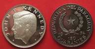 Paraguay PARAGUAY 150 Guaranies 1974 JOHN F. KENNEDY silver RARE!!! # 90658