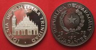 Paraguay PARAGUAY 150 Guaranies 1975 HOLY TRINITY CHURCH silver RARE!!! # 90659
