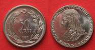 Türkei TURKEY 50 Kurus 1980 F.A.O. Female head UNC!!! # 90729