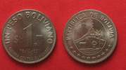 Bolivien BOLIVIA 1 Peso 1968 F.A.O. nickel clad steel UNC # 90782