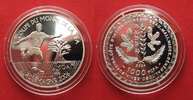 Westafrikanische Staaten WEST AFRICAN STATES 1000 Francs 2004 FOOTBALL WORLD CUP silver # 90882