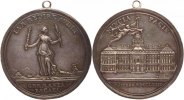 Sachsen-Albertinische Linie Silbermedaille Friedrich August II. 1733-1763.