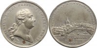 Hessen-Kassel Zinnmedaille mit Kupferstift Wilhelm IX. 1785-1803.