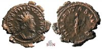 Tetricus I. Antoninianus - HILARITAS AVGG - Elmer 789 - huge flan, 5,09 g (!)