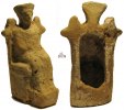 Greek Terracotta Statue of a seated Girl - ca. 3rd-1st century BC