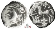Celtic, Gaul - Aedui (or Lingones) Quinarius - Roma / Horse - de la Tour 8178