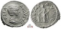 Julia Domna denarius - PIETAS AVGG - RIC 572