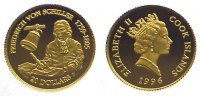 Cook Islands 20 Dollars Gold Elizabeth II. seit 1952.