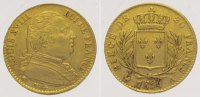 Frankreich 20 Francs Gold Ludwig XVIII. 1814, 1815-1824.
