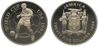 Jamaika 25 Dollars Elizabeth seit 1952.