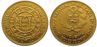 Peru 50 Soles Gold Republik seit 1821/1825.