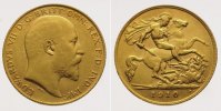Großbritannien Half Sovereign Gold Edward VII. 1901-1910.