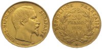Frankreich 20 Francs Gold Zweite Republik 1848-1852.