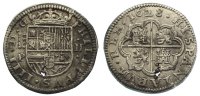 Spanien-Königreich 2 Reales Philippe IV. 1621-1665.