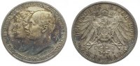 Mecklenburg-Schwerin 2 Mark Friedrich Franz IV. 1897-1918.