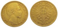 Bayern 20 Mark Gold Ludwig II. 1864-1886.