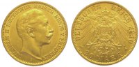 Preußen 20 Mark Gold Wilhelm II. 1888-1918.