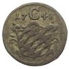 Bayern Einseitiger Pfennig Maximilian III. Joseph 1745-1777.